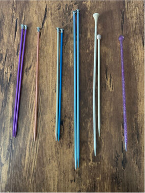 Lot Boye Clover Takumi Knitting Needles Lot Bamboo Metal Craft Tools 10pc